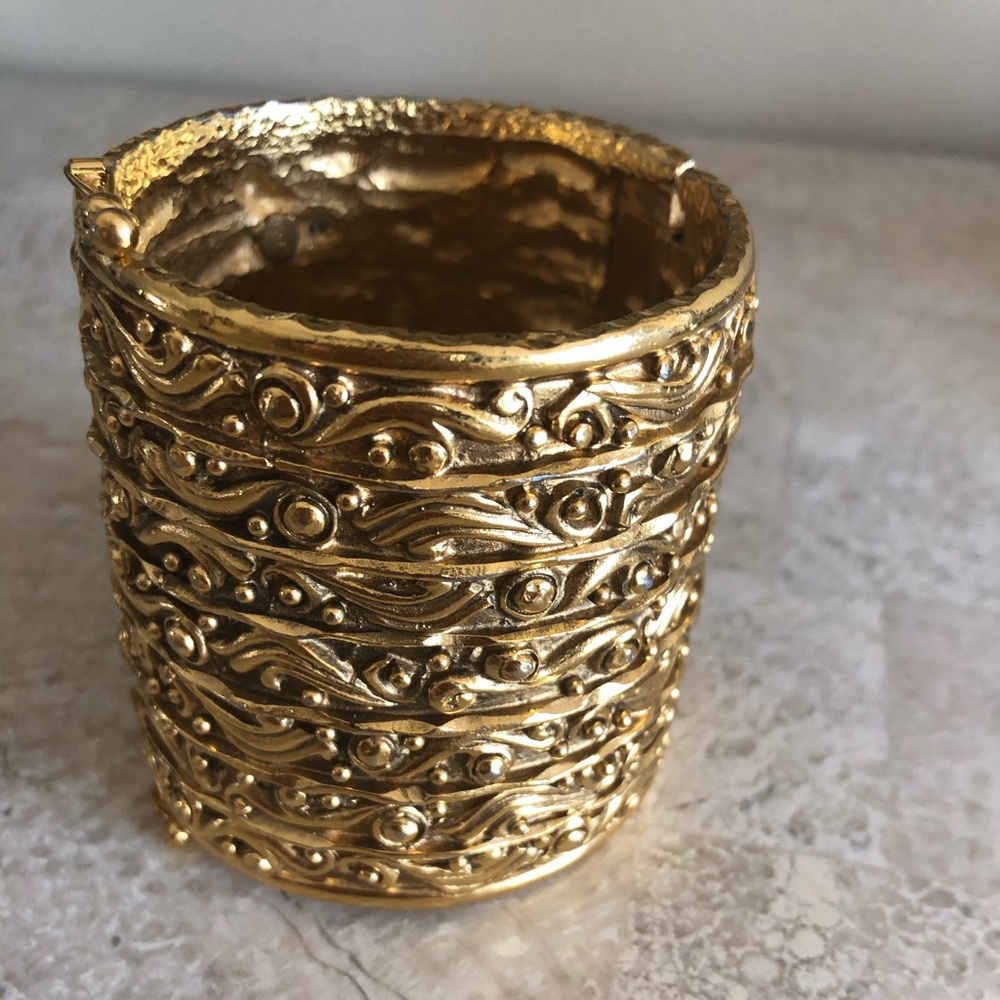 Vintage Chanel Gold Cuff